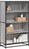 vidaXL Bücherregal Grau Sonoma Holzwerkstoff 80,5x35x139cm (3300848)