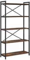 vidaXL B&uuml;cherregal 80 x 30 x 155 cm Holzwerkstoff Ger&auml;ucherte Eiche