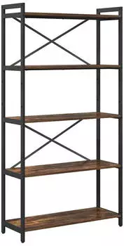 vidaXL B&uuml;cherregal Ger&auml;ucherte Eiche 80x30x155cm Holzwerkstoff (868415)