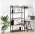 vidaXL Bücherregal Geräucherte Eiche 80x30x155cm Holzwerkstoff (868415)