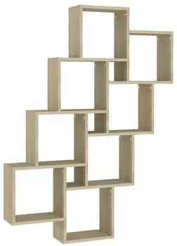 vidaXL W&uuml;rfelregal Sonoma-Eiche 90x15x119cm Holzwerkstoff (807181)