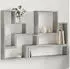 vidaXL Wandregal Holzwerkstoff Betongrau 96x12x64cm (840803)