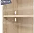Casaria Vela Bücherregal 2er-Set, Eiche, MDF, 77x60x28cm, 150kg (996565)