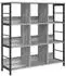 vidaXL Bücherregal Grau Sonoma 102x32x104,5cm Holzwerkstoff (884009)