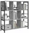 vidaXL Bücherregal Grau Sonoma 102x32x104,5cm Holzwerkstoff (884009)