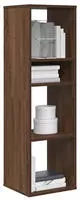 vidaXL B&uuml;cherregal Braun Eichen-Optik 34x31x112 cm Holzwerkstoff