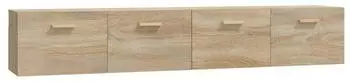 vidaXL Wandschr&auml;nke 2 Stk. Sonoma-Eiche 100x36,5x35cm Holzwerkstoff