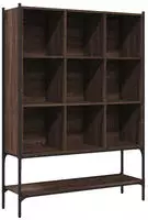 vidaXL B&uuml;cherregal Braun Eichen-Optik 102x30x141,5 cm Holzwerkstoff