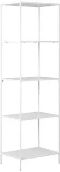 House Nordic Vita Standregal 5 Ebenen, Metall, wei&szlig; (3001071)