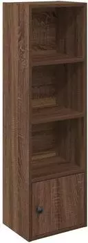 vidaXL B&uuml;cherregal Holzwerkstoff braun Eichen-Optik 31x24x102cm (860343)