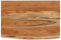 vidaXL Wandregal 70x40x3,8 cm Rechteckig Massivholz Akazie Baumkante