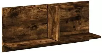 vidaXL Wandschrank Holzwerkstoff R&auml;uchereiche 70x16,5x30cm