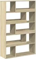 vidaXL Raumteiler Sonoma-Eiche 100x33x156,5 cm Holzwerkstoff