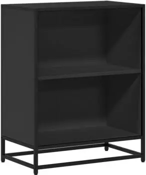 vidaXL B&uuml;cherregal schwarz 60x35x76cm Holzwerkstoff (849099)