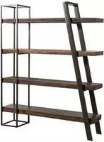 Regal Akazie / Altholz 150x35x180 Braun Lackiert Sevilla 10