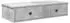 vidaXL Wandregal mit Schubladen, Holzwerkstoff, betongrau, 80x31x17cm (859953)