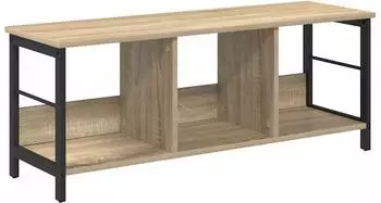 vidaXL B&uuml;cherregal Sonoma-Eiche 102x32x40,5cm Holzwerkstoff