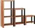 vidaXL Bücherregal 3-tlg. braun Akazien-Massivholz 50x30x110cm (3321522)