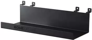 Home Deluxe RESONA Wandregal f&uuml;r Akustikpaneel, 25x11cm, schwarz matt