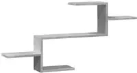vidaXL Wandregal Betongrau 104x15x49 cm Holzwerkstoff