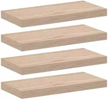 vidaXL Schweberegale 4-tlg. 50x23,5x4 cm Holzwerkstoff (4010687)