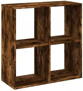 vidaXL Raumteiler-B&uuml;cherregal R&auml;uchereiche 69,5x29x69,5cm