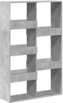 vidaXL Raumteiler Holzwerkstoff betongrau 100x33x155,5cm