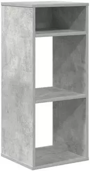 vidaXL B&uuml;cherregal Betongrau 34x31x80cm Holzwerkstoff (860277)