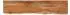 vidaXL Wandregal rechteckig Akazienholz Baumkante 90x20x3,8cm (370275)