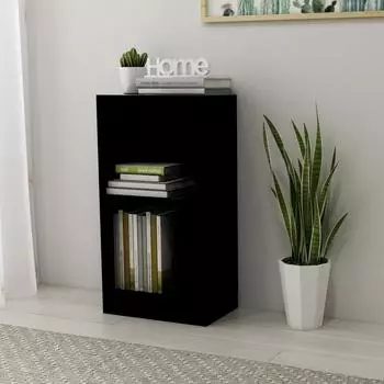 vidaXL B&uuml;cherregal schwarz 40x24x75cm Holzwerkstoff (800820)