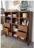 Massivmoebel24 Pure Acacia Bücherregal Akazienholz massiv, braun lackiert, 142x45x147cm (09-310-886-2012)