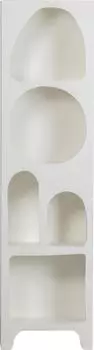 Woood Caz Standregal wei&szlig;, Holzwerkstoff, 48x180x32cm (39304321-0)