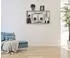 Finebuy PAOLA Wandregal, MDF-Holz, offen, Sonoma/grau (SuVa7083_1)