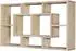 Finebuy PAOLA Wandregal, MDF-Holz, offen, Sonoma/grau (SuVa7083_1)