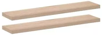 vidaXL Schweberegale 2 Stk. 110x23,5x4 cm Holzwerkstoff