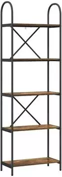 vidaXL B&uuml;cherregal ger&auml;ucherte Eiche 60x30x183cm Holzwerkstoff (879907)