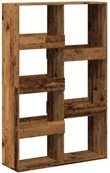vidaXL B&uuml;cherregal Altholz-Optik 100x33x155,5 cm, 7 Regale (3309400)