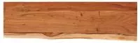 vidaXL Wandregal 90x30x3,8 cm Rechteckig Massivholz Akazie Baumkante