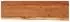 vidaXL Wandregal rechteckig Akazienholz Baumkante 90x30x3,8cm (370287)