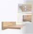 Ricoo Wandregal WM056 45x8x19cm Eiche Gold Spanplatte (WM056-EG)