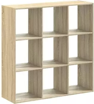 vidaXL B&uuml;cherregal Sonoma-Eiche 102x32x102cm Holzwerkstoff (852818)
