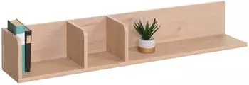 MCW Wandregal MCW-M48 3 F&auml;cher, Holz, beige, 120x20x21cm (MCW-M48)