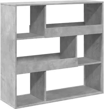 vidaXL Raumteiler Holzwerkstoff betongrau 100x33x94,5cm (3309477)