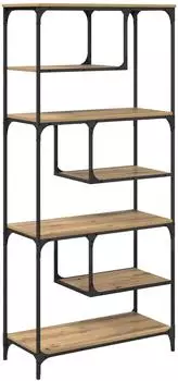 vidaXL B&uuml;cherregal Artisan-Eiche 81x36x176cm Holzwerkstoff