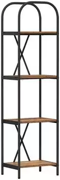 vidaXL B&uuml;cherregal Altholz-Optik 40x30x146cm
