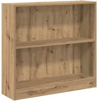 vidaXL B&uuml;cherregal Artisan-Eiche 80x24x76cm, Holzwerkstoff
