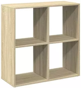 vidaXL Raumteiler-B&uuml;cherregal Sonoma-Eiche 69,5x29x69,5cm Holzwerkstoff