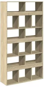 vidaXL B&uuml;cherregal Sonoma-Eiche 100x33x187,5 cm Holzwerkstoff (3309377)