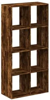 vidaXL Raumteiler-B&uuml;cherregal R&auml;uchereiche 69,5x29x137,5cm (858025)