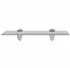 vidaXL Schweberegale 2 Stk. Glas 8mm, 30x20cm (3051534)